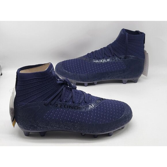 Under Armour Highlight MC 2.0 Football Shoes Mens 9 Cleats 3027304-410 New - Picture 4 of 11